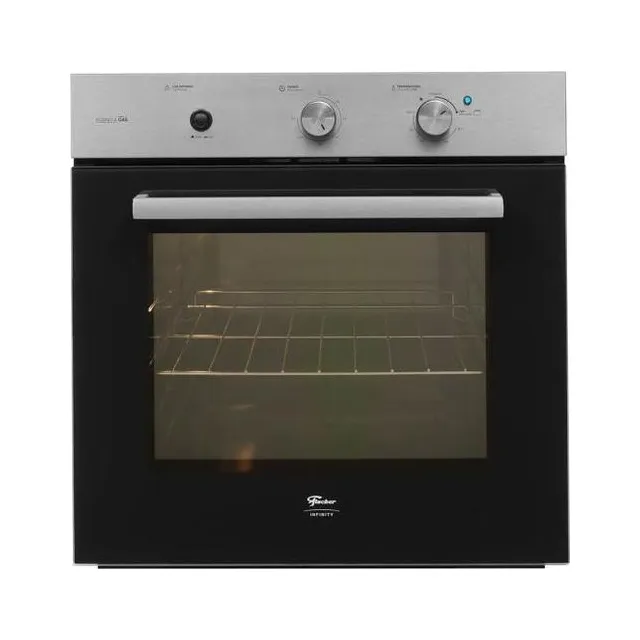 Forno de Embutir a Gás Fischer 78 L Inox